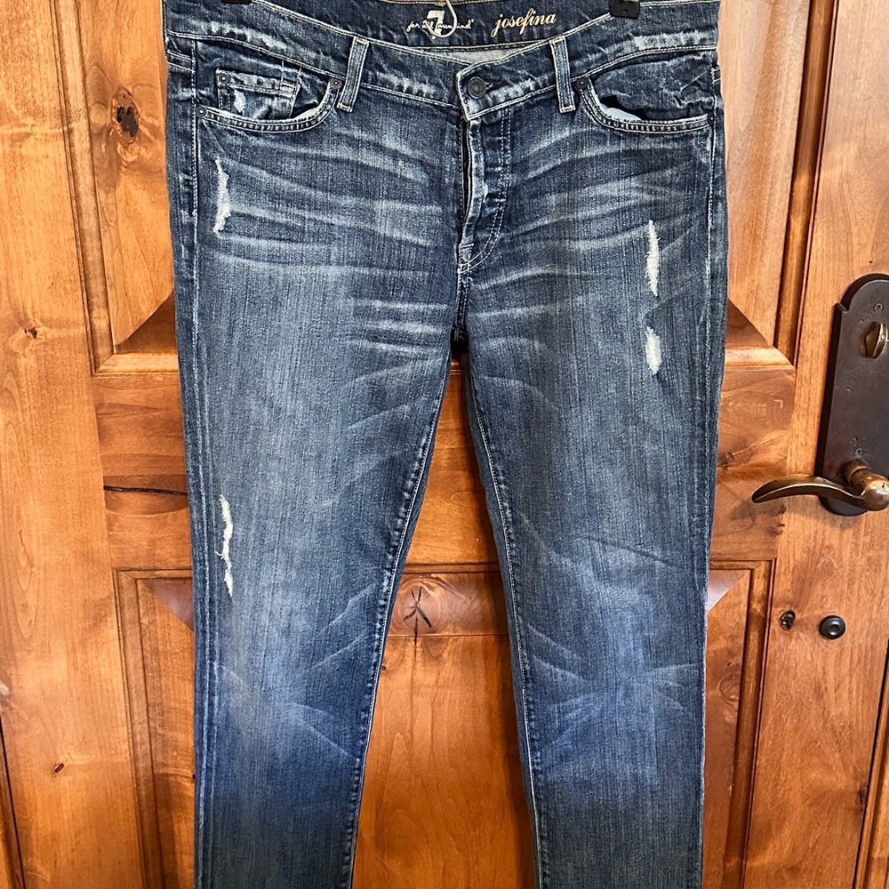 7FAM Josefina Distressed Jeans